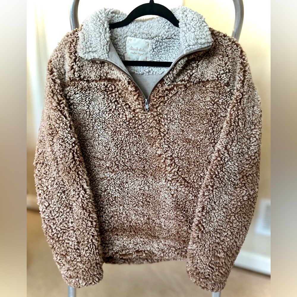 fleece pullover sweater